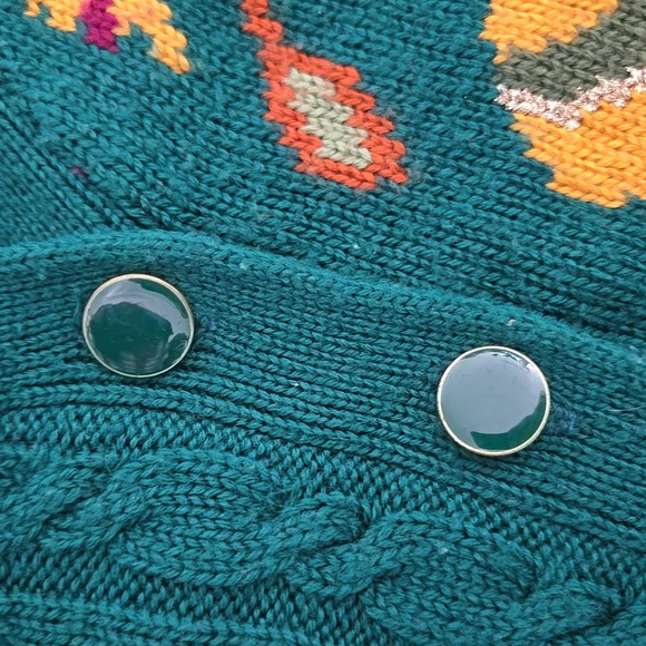 Vintage Grandmacore Wool Blend Sweater Vest Size MP - Picture 3 of 4